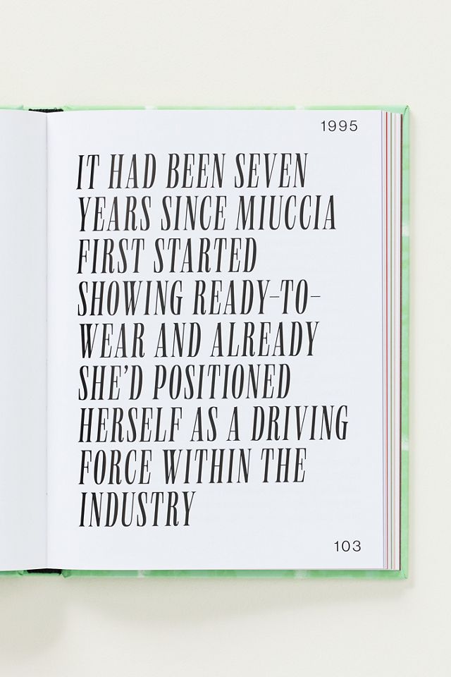Prada in the Nineties Hardcover Book #2