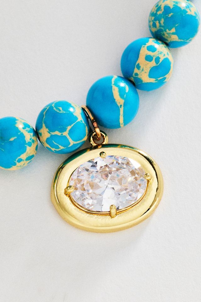 ALV Jewels Naples Charm Beaded Necklace #1
