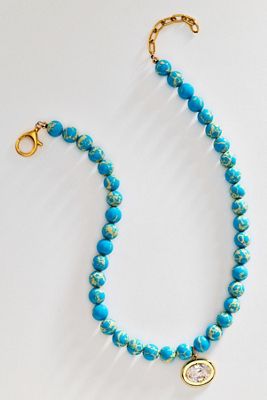 ALV Jewels Naples Charm Beaded Necklace