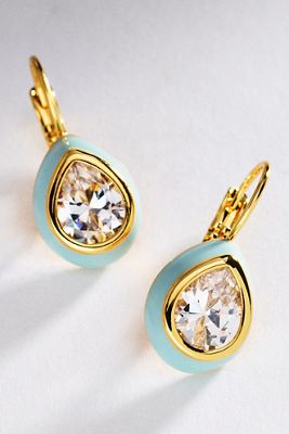 ALV Jewels Carrie Bezel French Hook Earrings