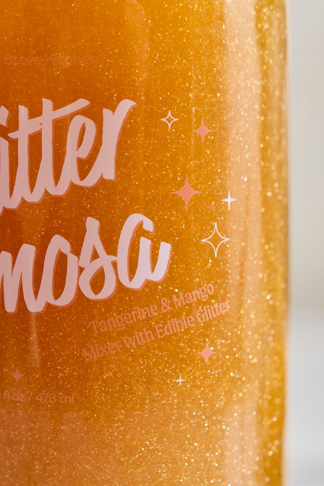 Tangerine + Mango Glitter Mimosa Cocktail Mixer #1