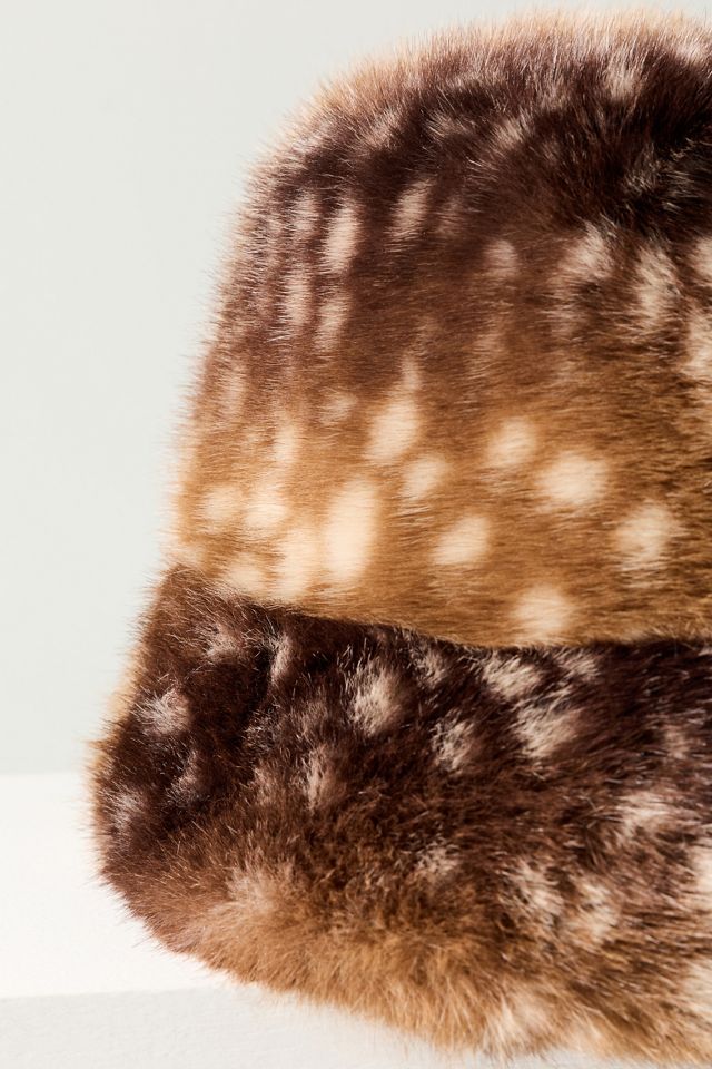 By Anthropologie Faux Fur Bucket Hat #2