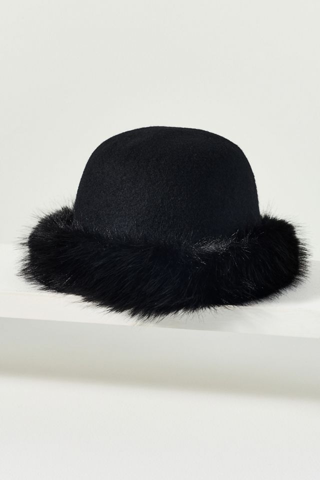 Lucky Zone Faux Fur Bucket Hat #1