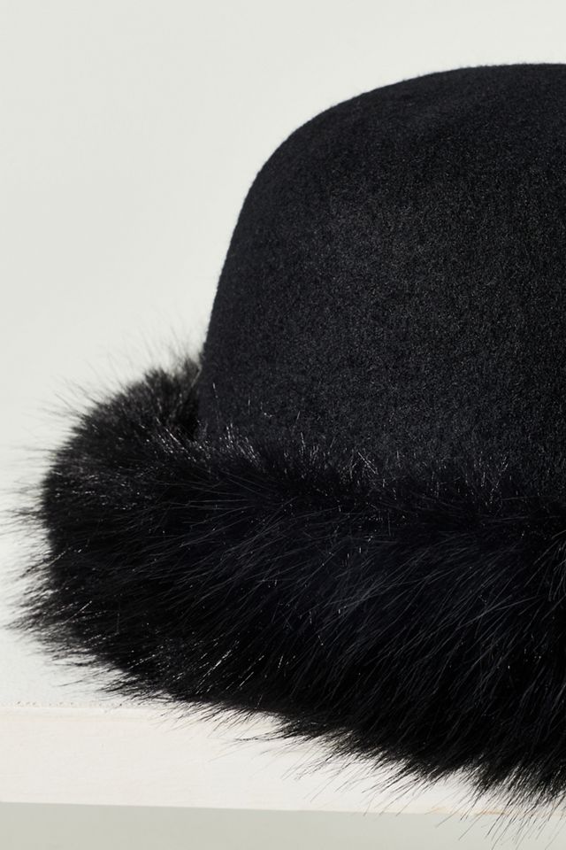 Lucky Zone Faux Fur Bucket Hat #2