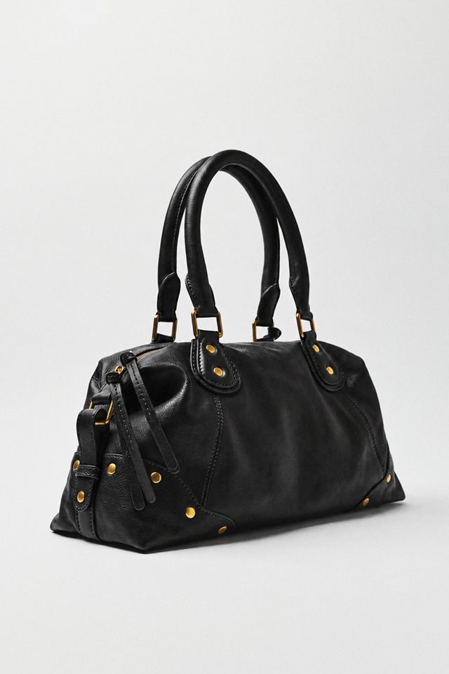 By Anthropologie Arina Large Leather Satchel #4