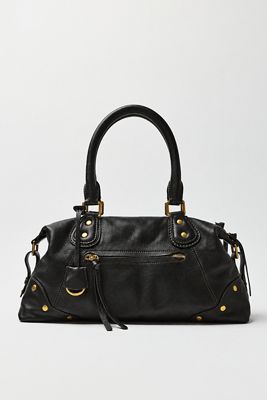 By Anthropologie Arina Large Leather Satchel