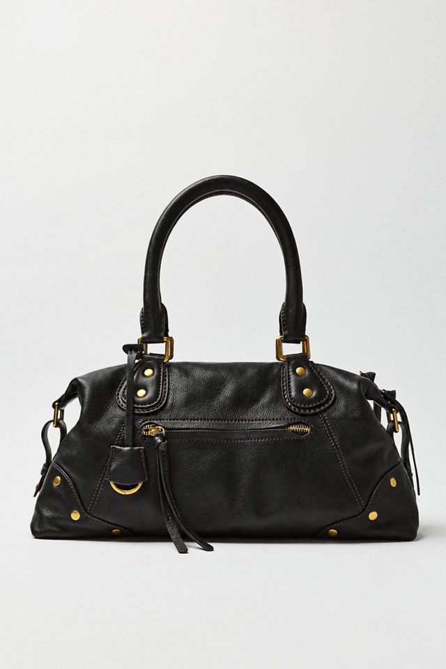 By Anthropologie Arina Large Leather Satchel #6