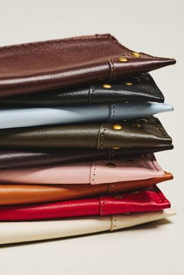 By Anthropologie Arina Leather Card Case
