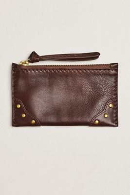 By Anthropologie Étui à cartes en cuir Arina