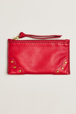 By Anthropologie Arina Leather Card Case