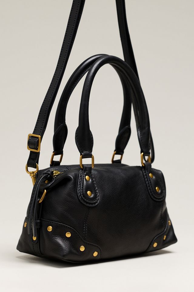 By Anthropologie Arina Leather Mini Satchel Bag #1
