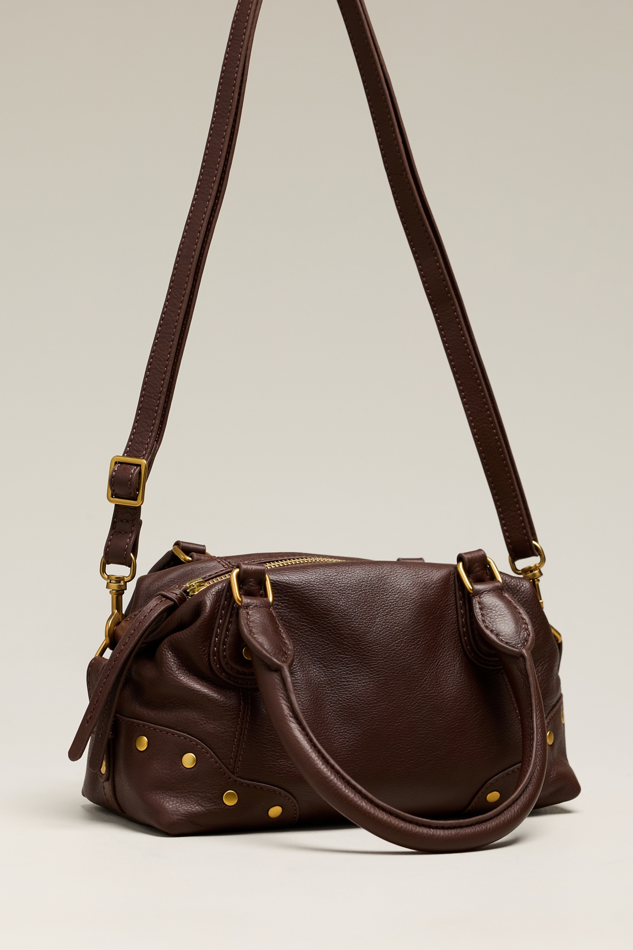 By Anthropologie Arina Leather Mini Satchel
