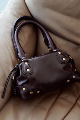 By Anthropologie Arina Leather Mini Satchel