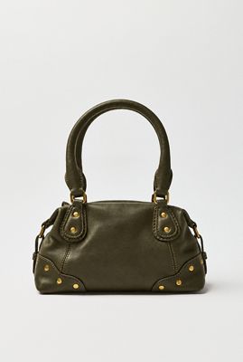 By Anthropologie Arina Leather Mini Satchel