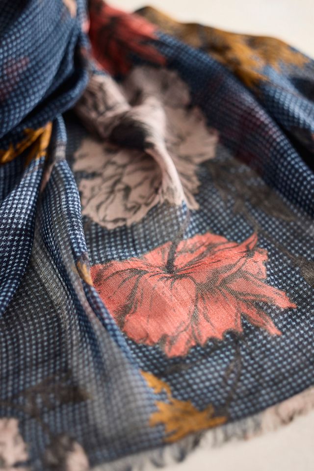 Tabitha Floral Micromodal Scarf #1
