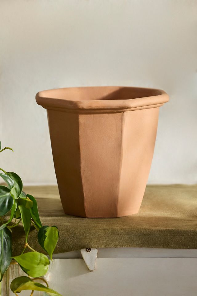 Hexagon Vase Galestro Pot #1