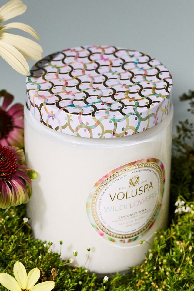 Voluspa Floral Wildflowers Glass Jar Candle #2