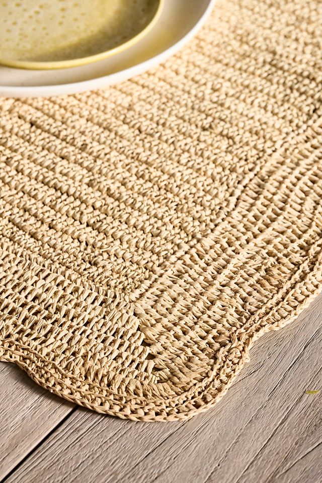 Scalloped Raffia Runner #2