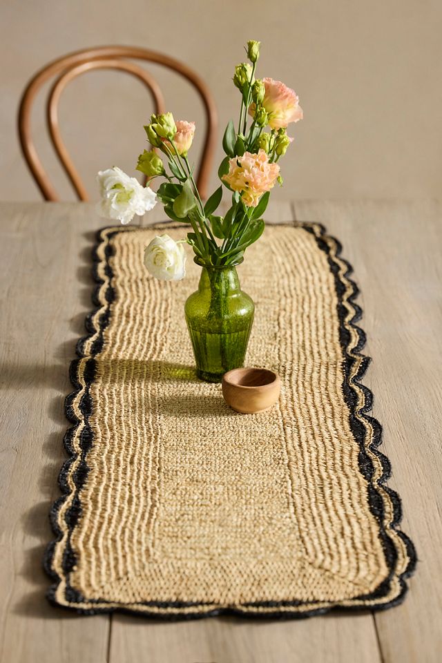 Garden Party Raffia Runner #1