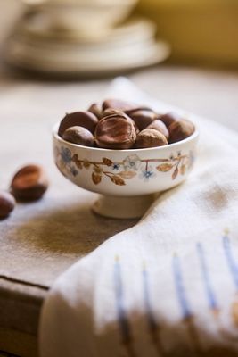 Hanukkah Stoneware Nut Bowl
