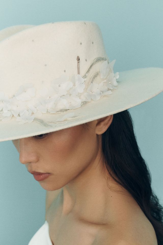Meshika Hats Blooming Flower Fedora #3