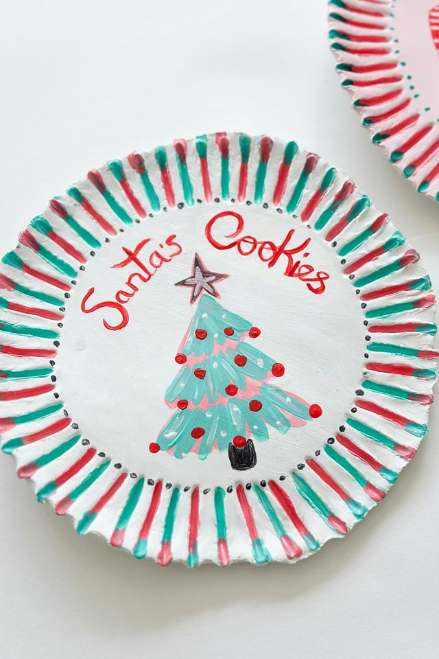 Kit di Argilla Autoindurente Piatto di Babbo Natale MakeBox & Co. #2