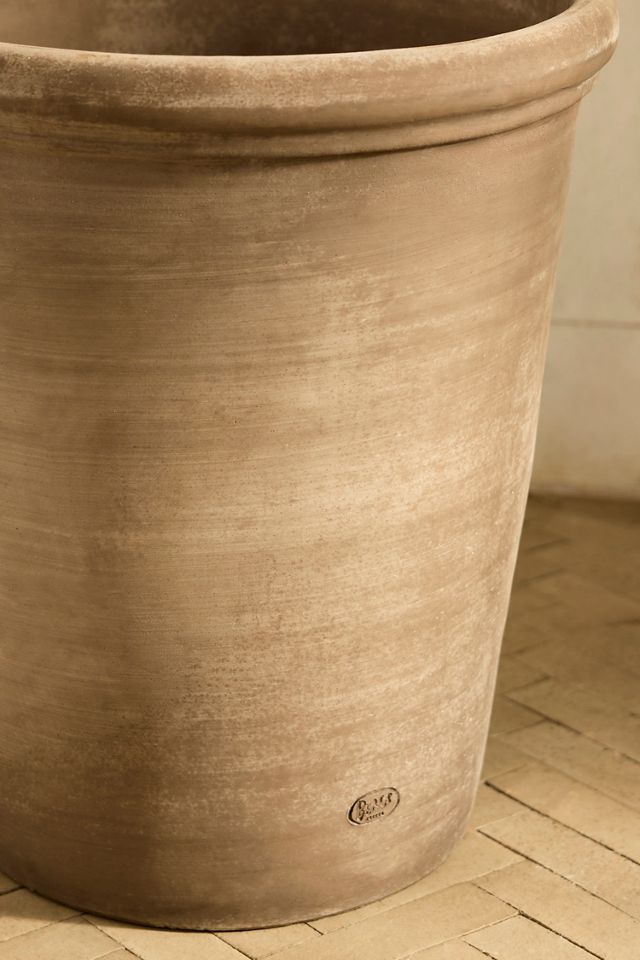 Outdoor Bergs Flora Galestro Terracotta Pot, Grey #2