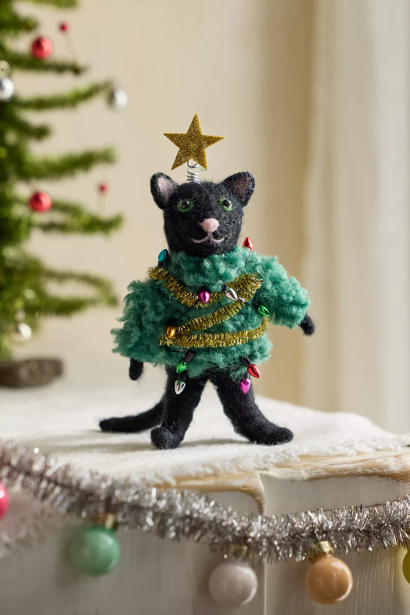 Terrain Wrapped Cat Felt Critter