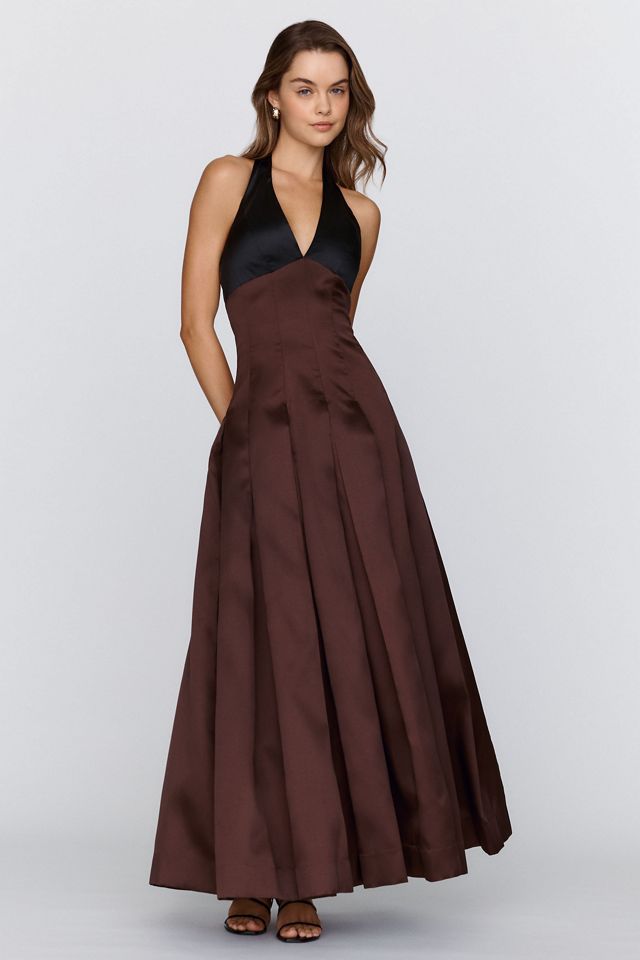 anthropologie brown maxi dress Hutch Azure Our iconic Somerset Dress