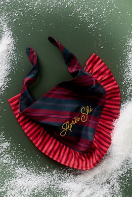 Anthropologie Apres Ski Ruffle Pet Bandana