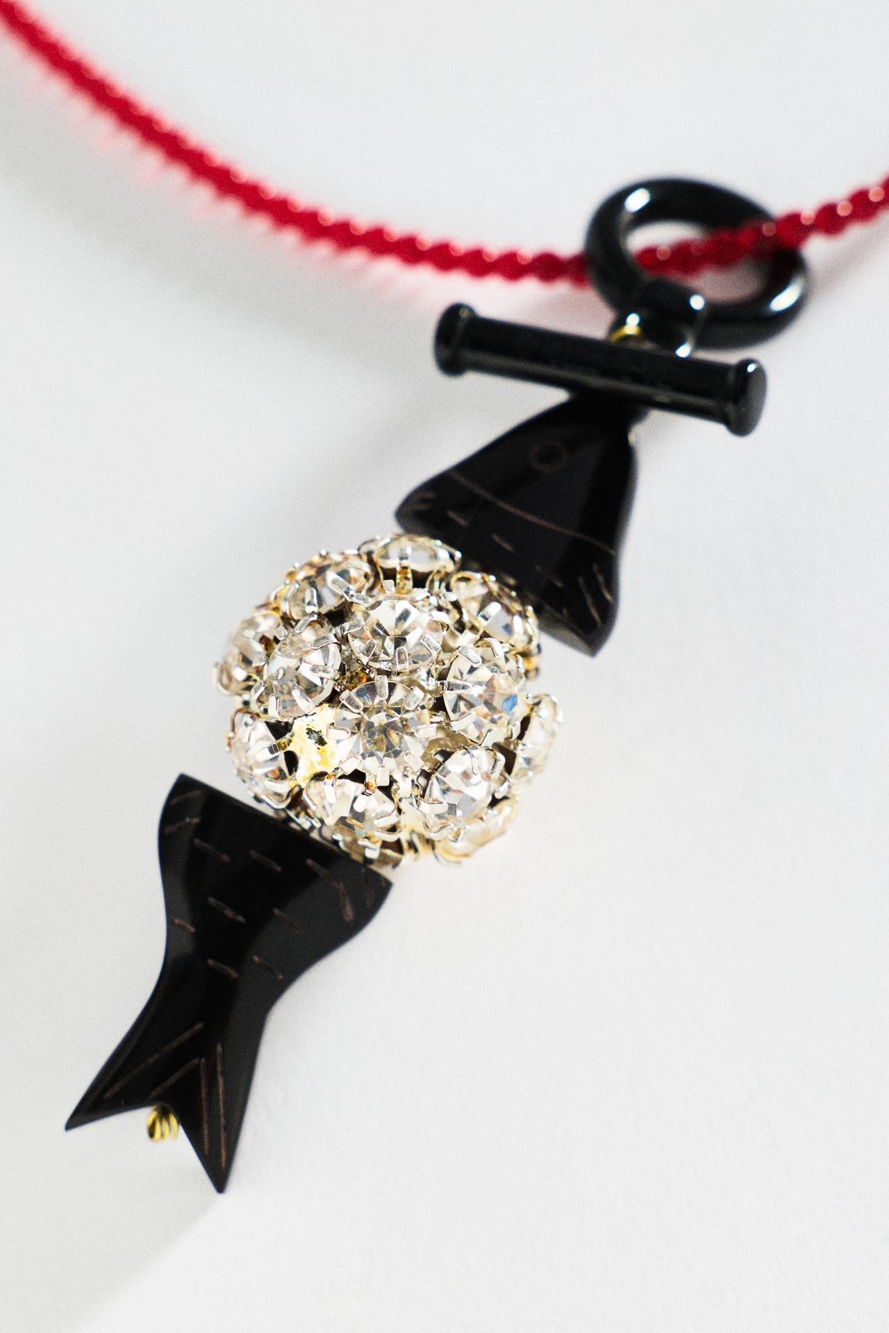Timeless Pearly Beaded Fish Necklace