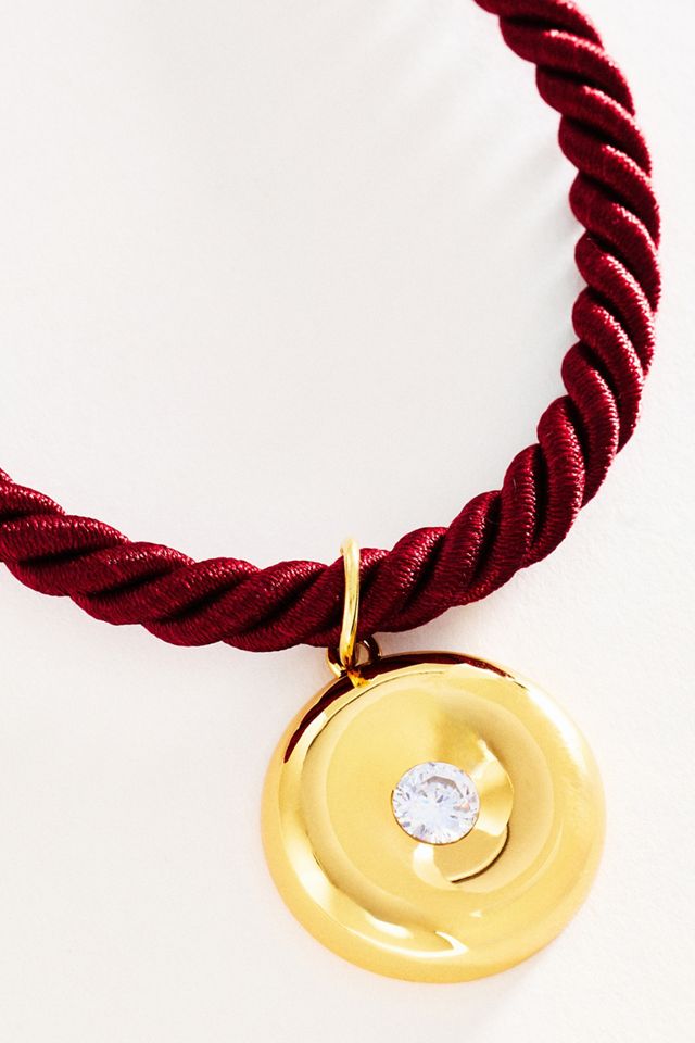 Timeless Pearly Corded Pendant Necklace #1