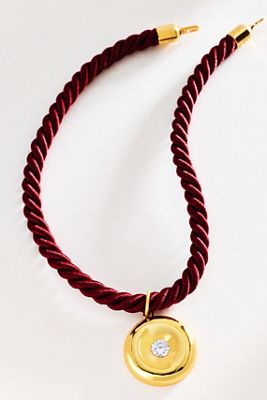 Timeless Pearly Corded Pendant Necklace