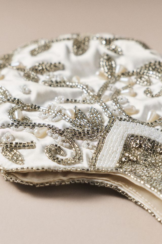 By Anthropologie Weddings Vintage-Style Fan Handbag #1
