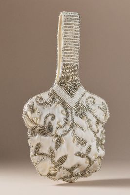 By Anthropologie Weddings Vintage-Style Fan Handbag