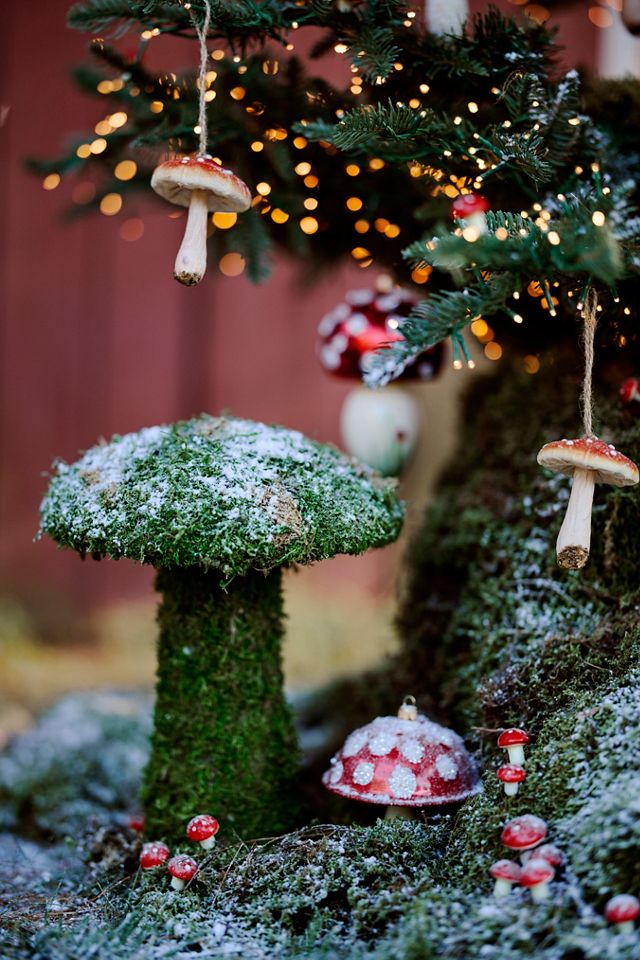 Terrain Mushroom Glass Ornament #1