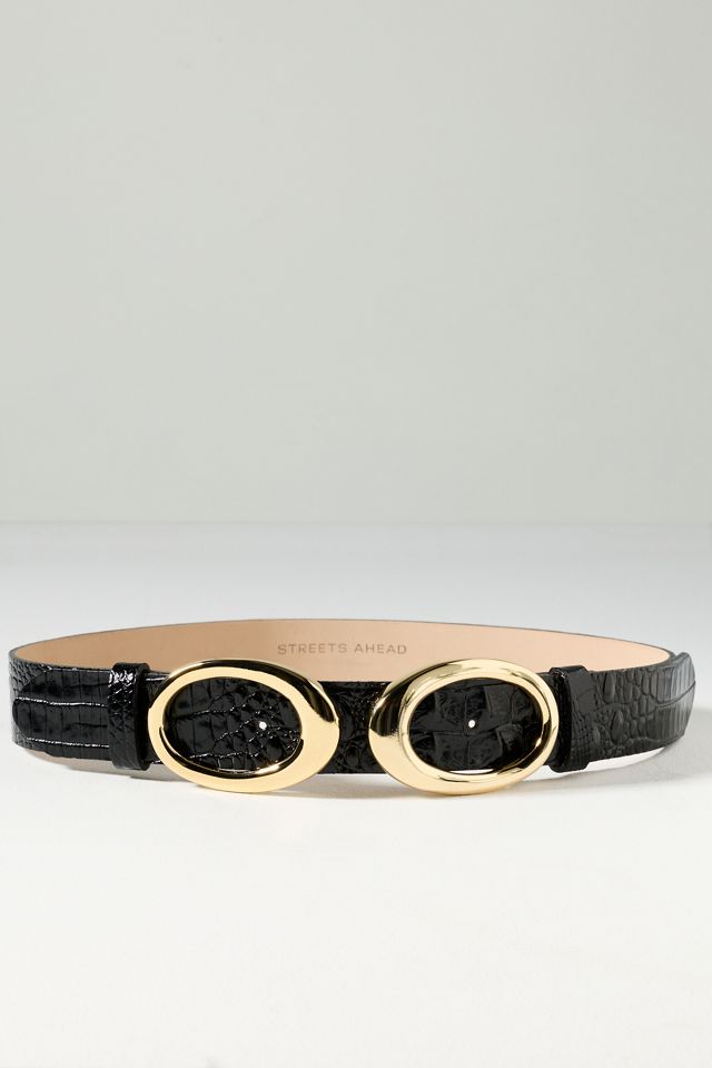 Streets Ahead Double Buckle Belt | Anthropologie