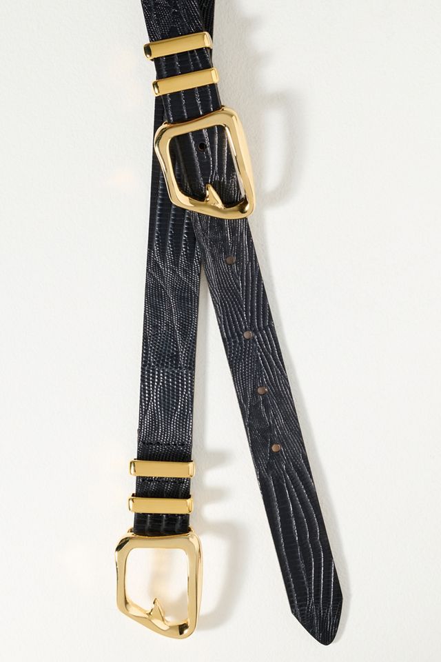 Streets Ahead Double Buckle and Keeper Belt | Anthropologie