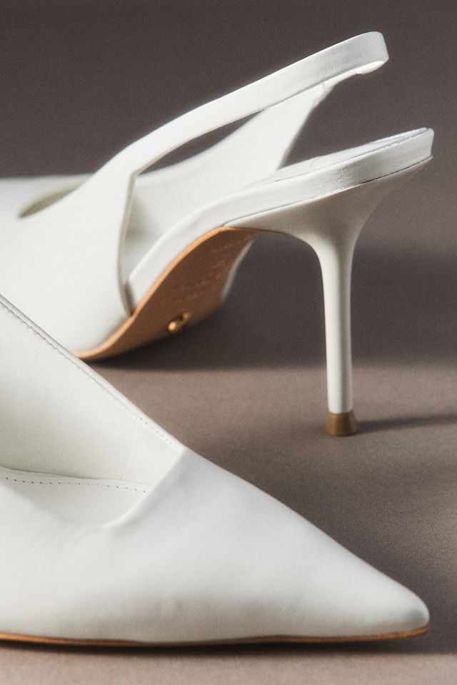 Vincenza Pointed Toe Slingback Pumps #1
