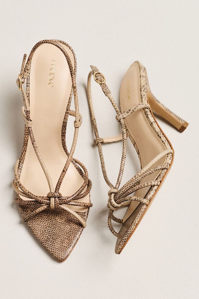 Maeve Strappy Pointed-Toe Heels #1