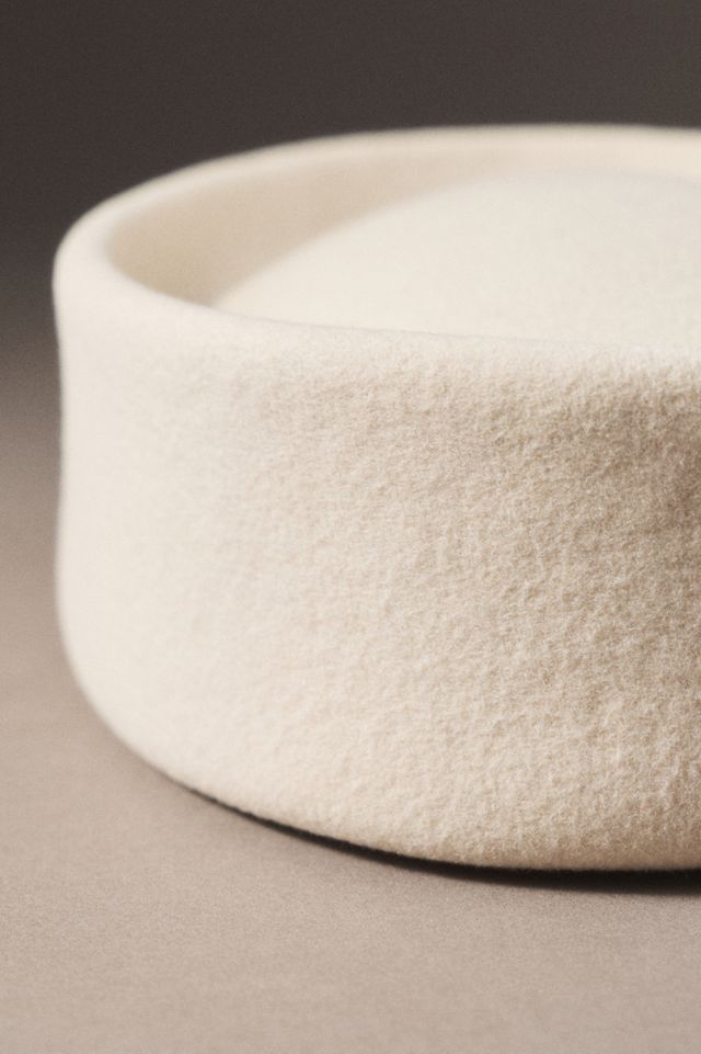 Van Palma Gaspard 100% Wool Pillbox Hat #1