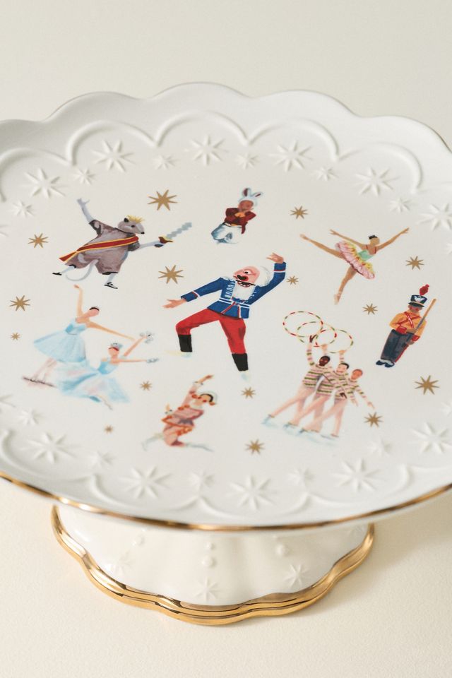 New York City Ballet Stoneware Cake Stand #1