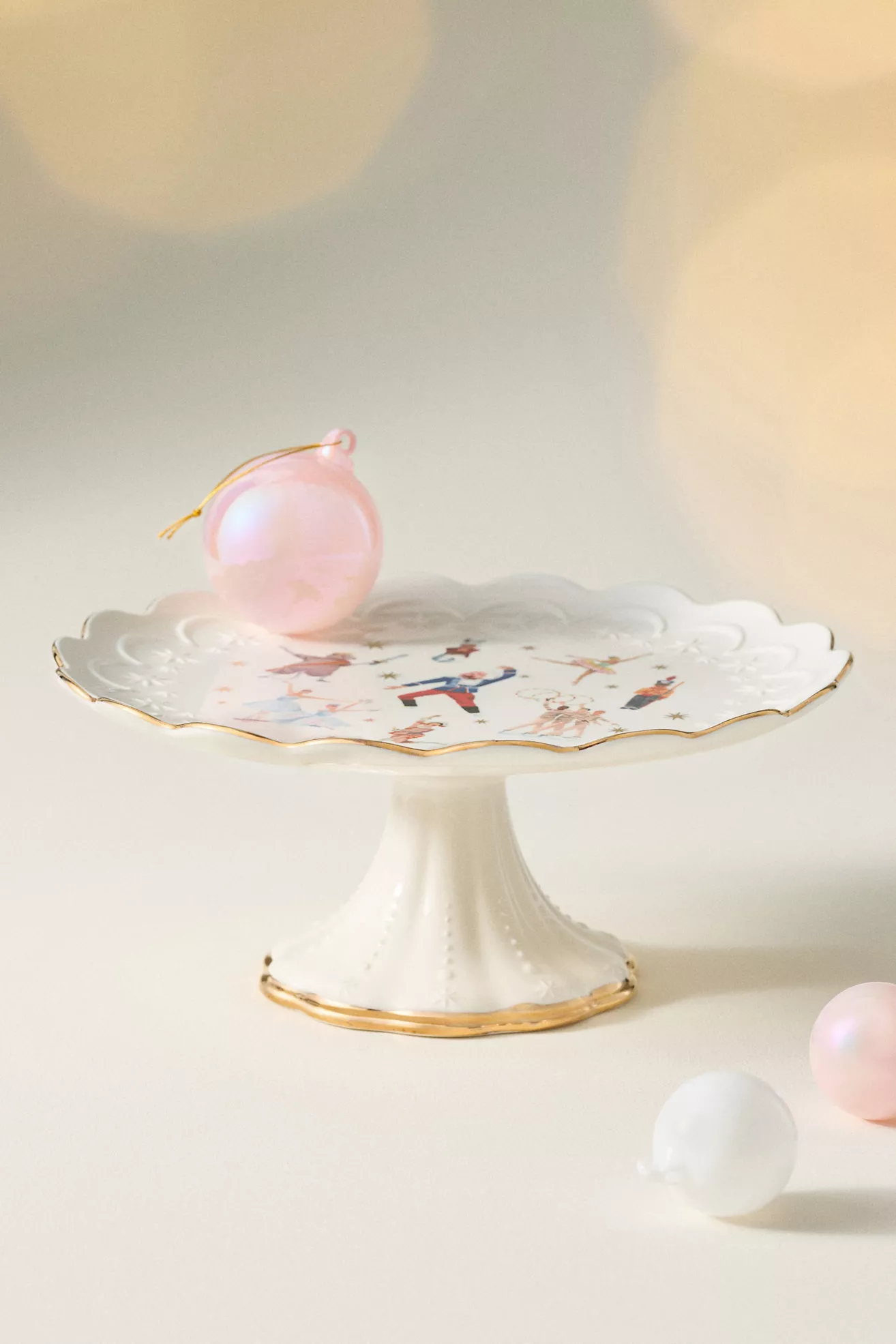 New York City Ballet Stoneware Cake Stand