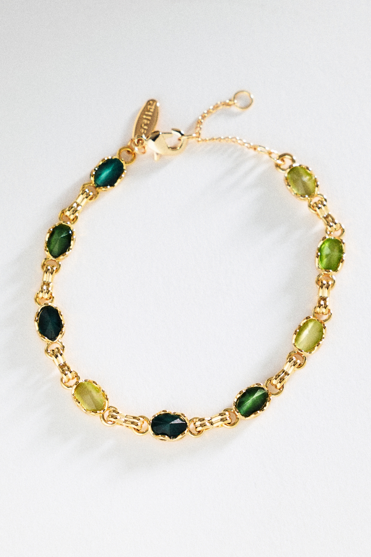 By Anthropologie Bezel Stone Bracelet
