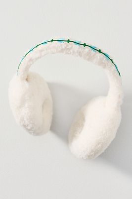 Violet & Brooks Suede Sherpa Earmuffs