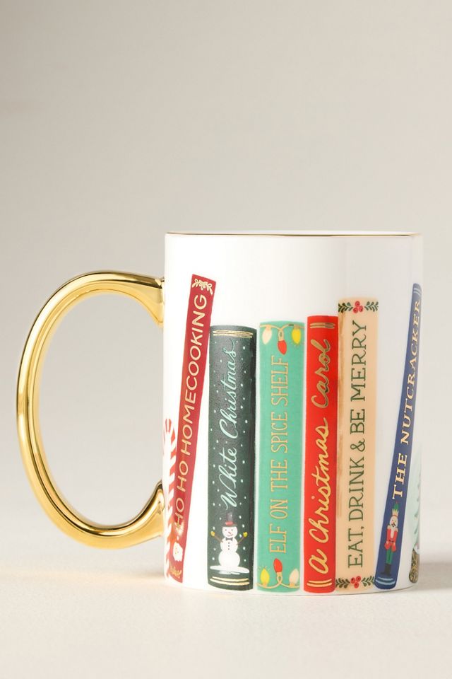 Rifle Paper Co. Festive Books Mug #1