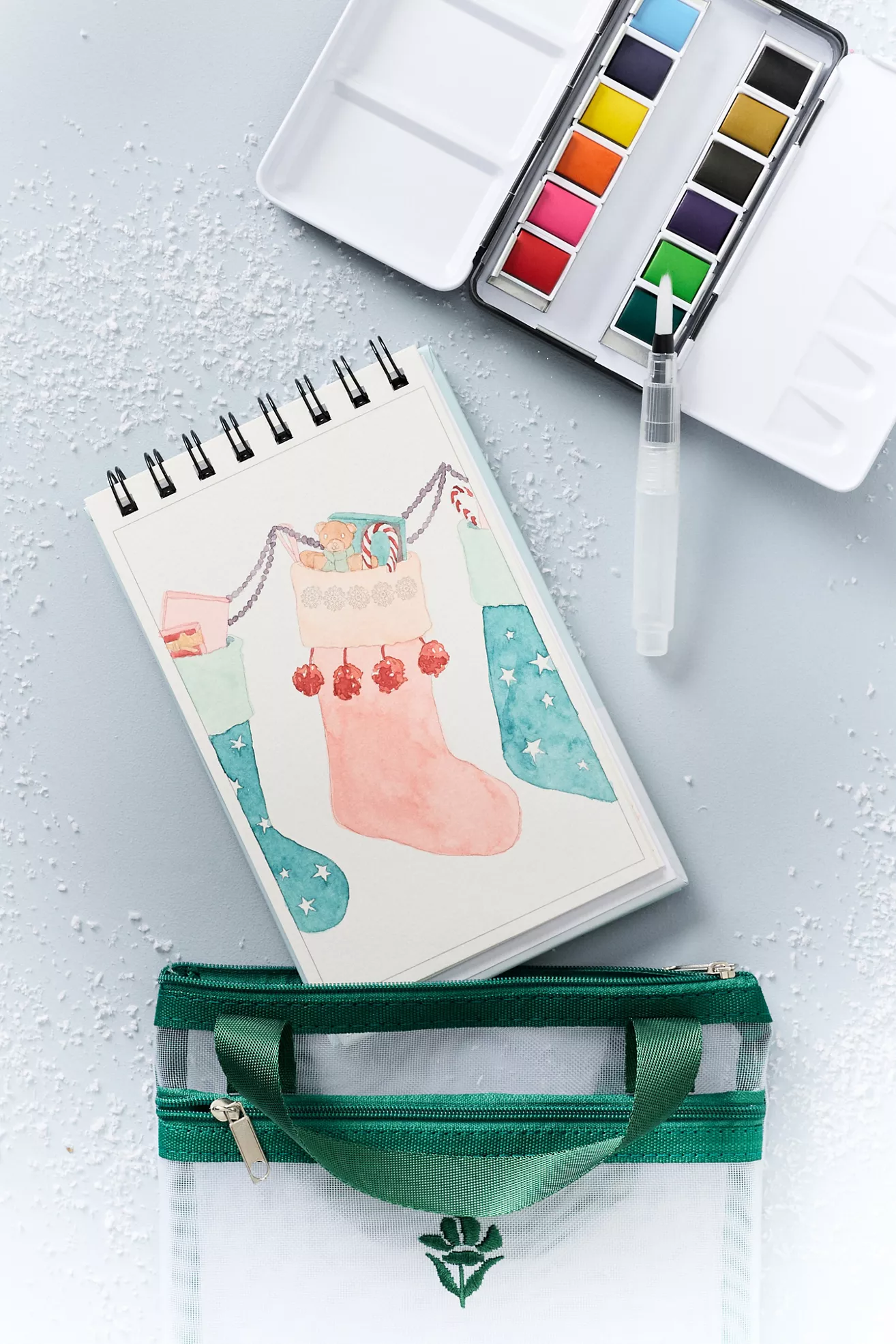 Anthropologie x Bailey Rae A Little Bit of Christmas Mini Watercolor Bundle