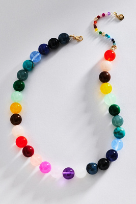 Baublebar Mini Jane Beaded Necklace In Multicolor