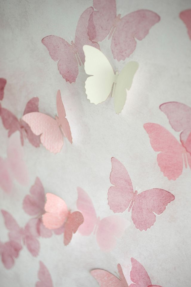 Summer Dimensional Butterflies Wall Art #2