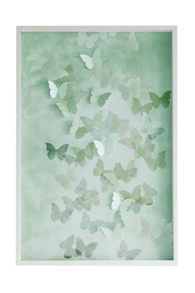 Spring Dimensional Butterflies Wall Art #1